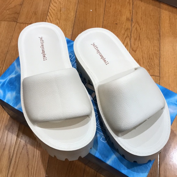 Jeffrey Campbell Summertime Sandal in Sea Salt, Size: 7 - Picture 6 of 11